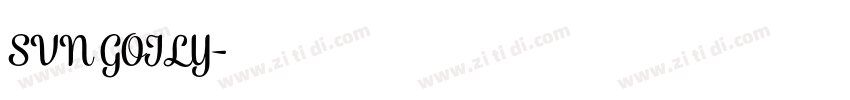 SVN GOILY字体转换